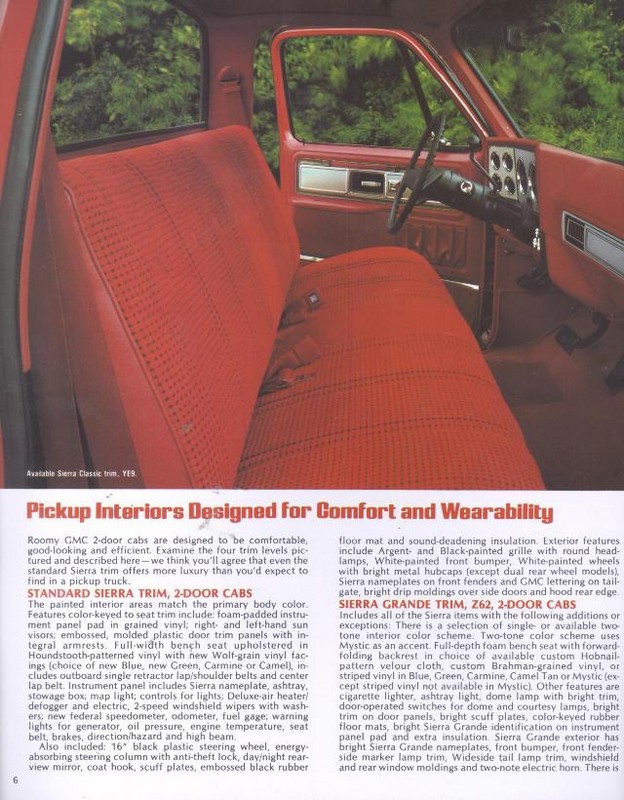 1980 GMC Pickups Brochure Page 9
